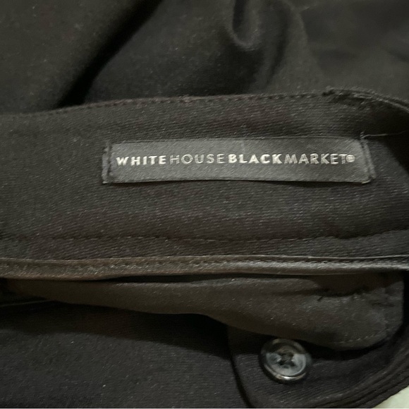 WHBM The Tapered Ankle Black Pants Size 2 - Picture 7 of 8